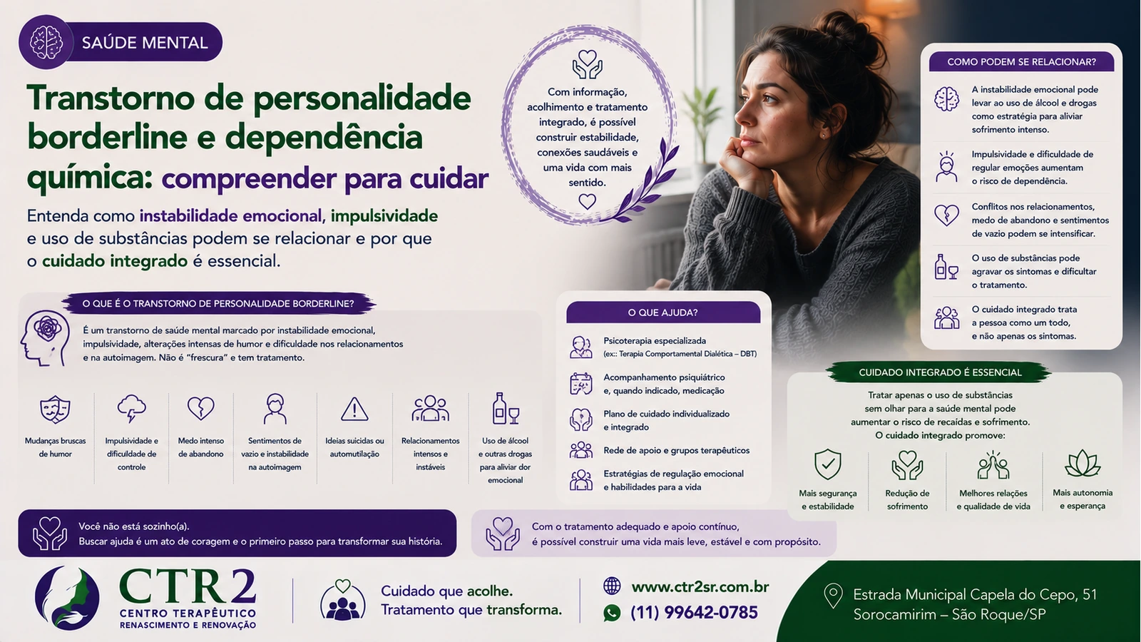 Mãos oferecendo suporte emocional, simbolizando segurança diante de instabilidades emocionais