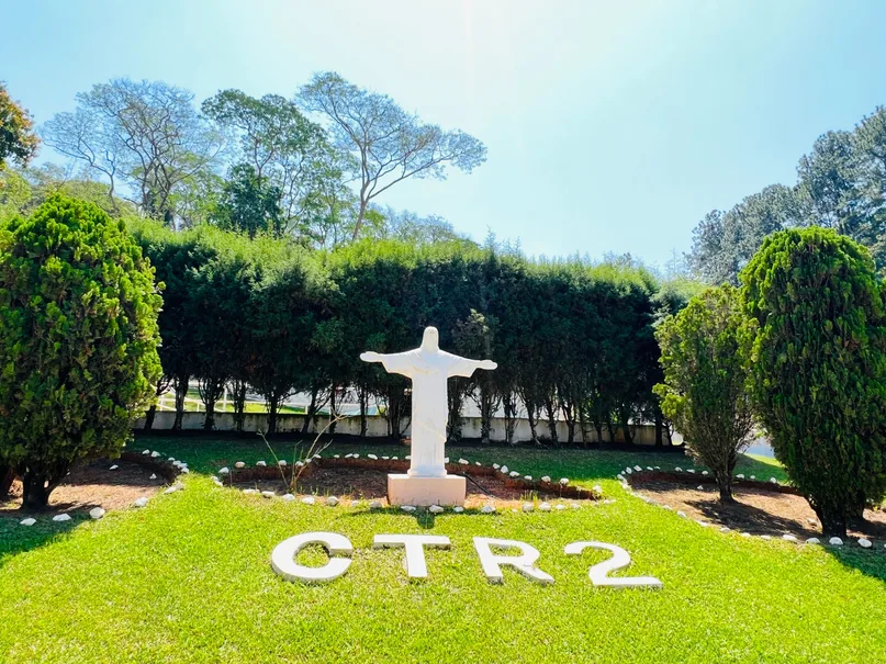 Área externa arborizada do Centro Terapêutico